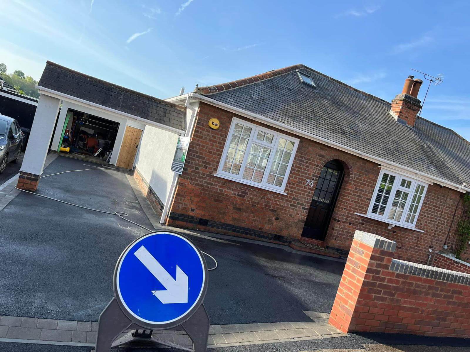 1 tarmac driveway after - Driveways Leicester