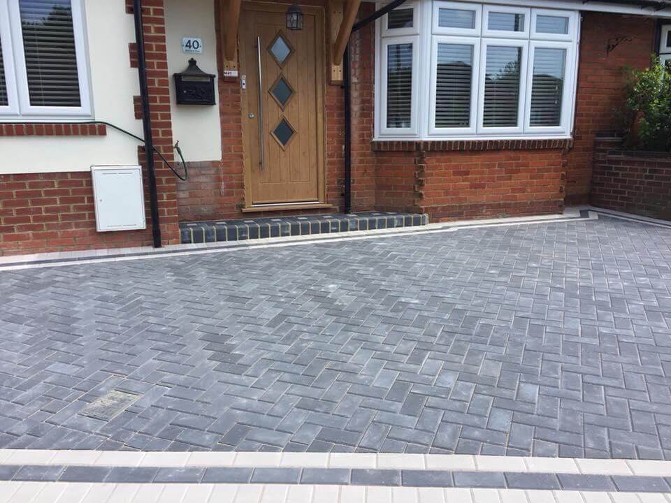 2 block paving after - Driveways Leicester